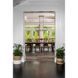 Zucca 42.5'' Linear Chandelier in English Bronze - Antique Gold - Lifestyle View (ZUC-A9037-EB-GA)