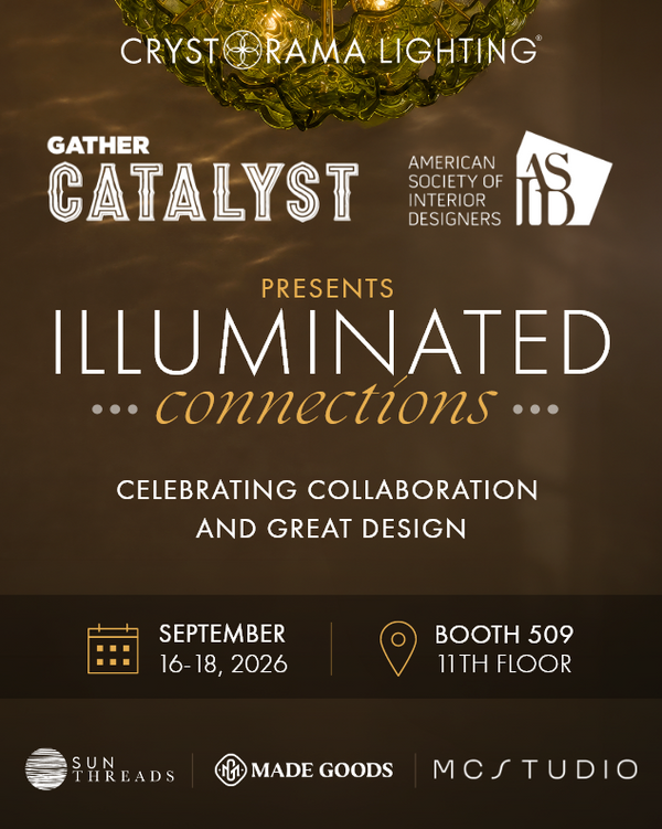 A Crystorama x BID Design Mixer - Illuminating Connections